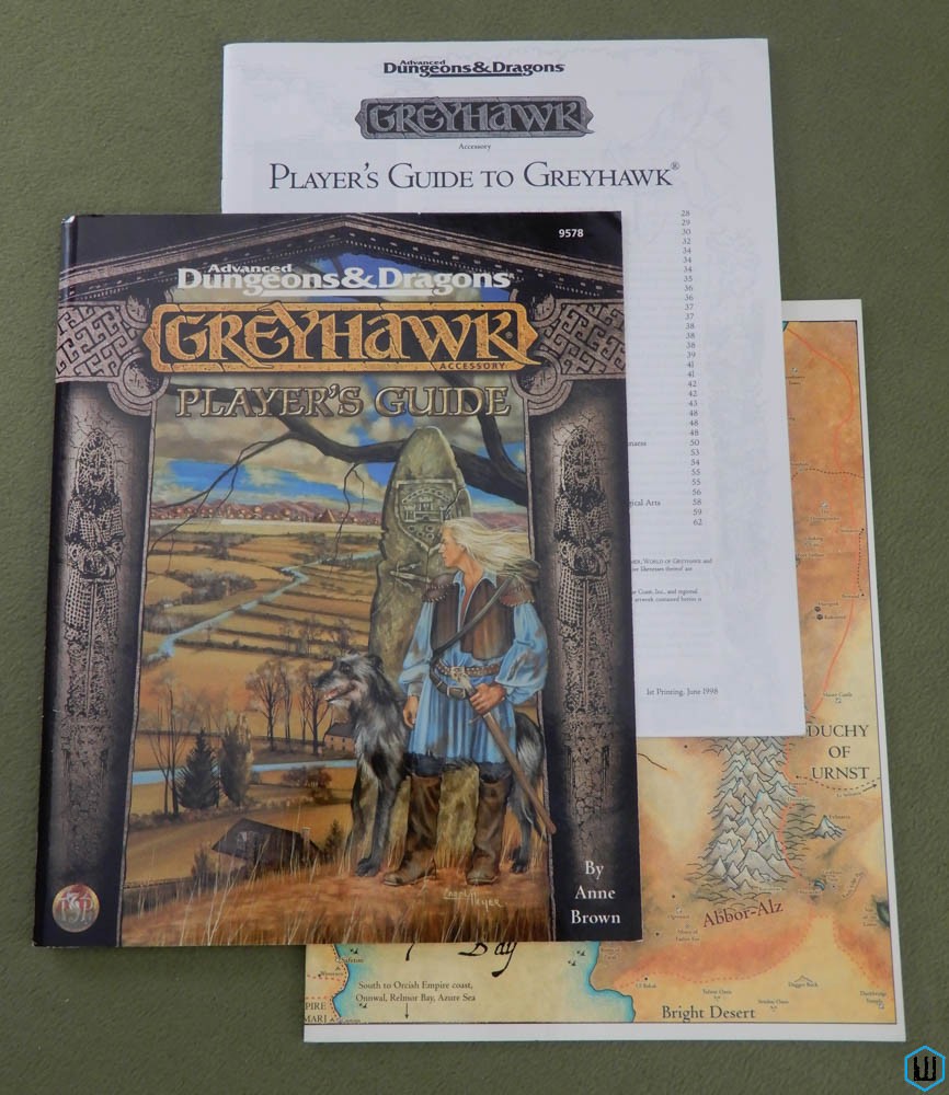 Player's Guide to Greyhawk (Advanced Dungeons & Dragons) w MAP
