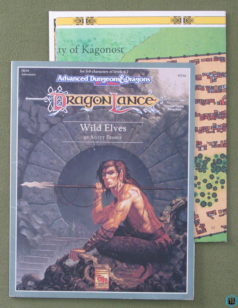 Wild Elves (advanced Dungeons Dragons Dragonlance Dls4) Original W 