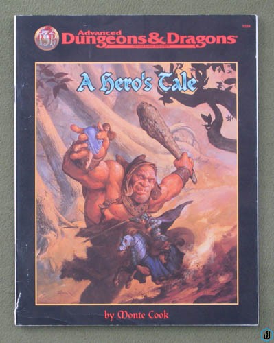 Image for A Hero's Tale (Advanced Dungeons & Dragons) Monte Cook