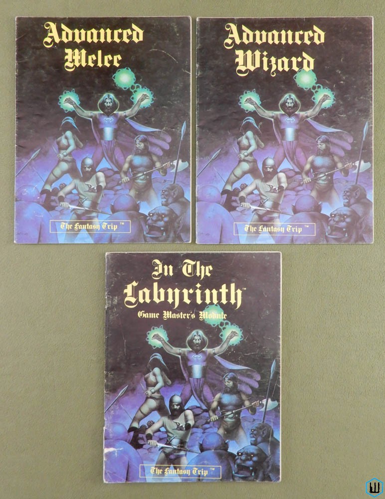 Image for Advanced Melee + Wizard + In The Labyrinth (The Fantasy Trip RPG) Advanced Melee + Wizard + In The Labyrinth (The Fantasy Trip RPG)