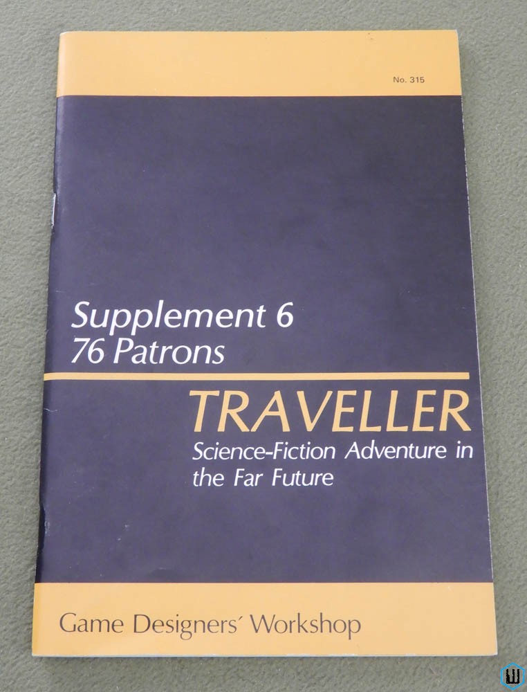 76 Patrons (Traveller RPG Supplement 6) - 1ST PRINT