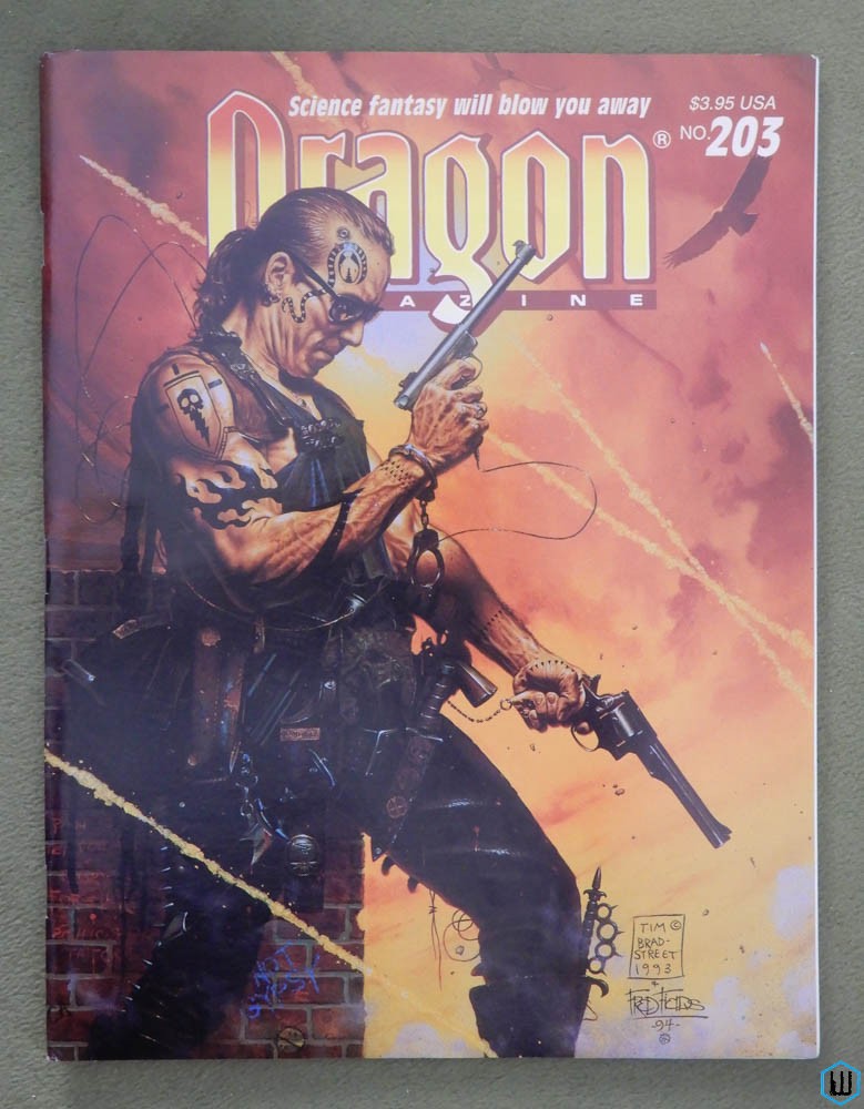 Dragon Magazine, Issue 203 (Gamma World, Over the Edge, Planescape)