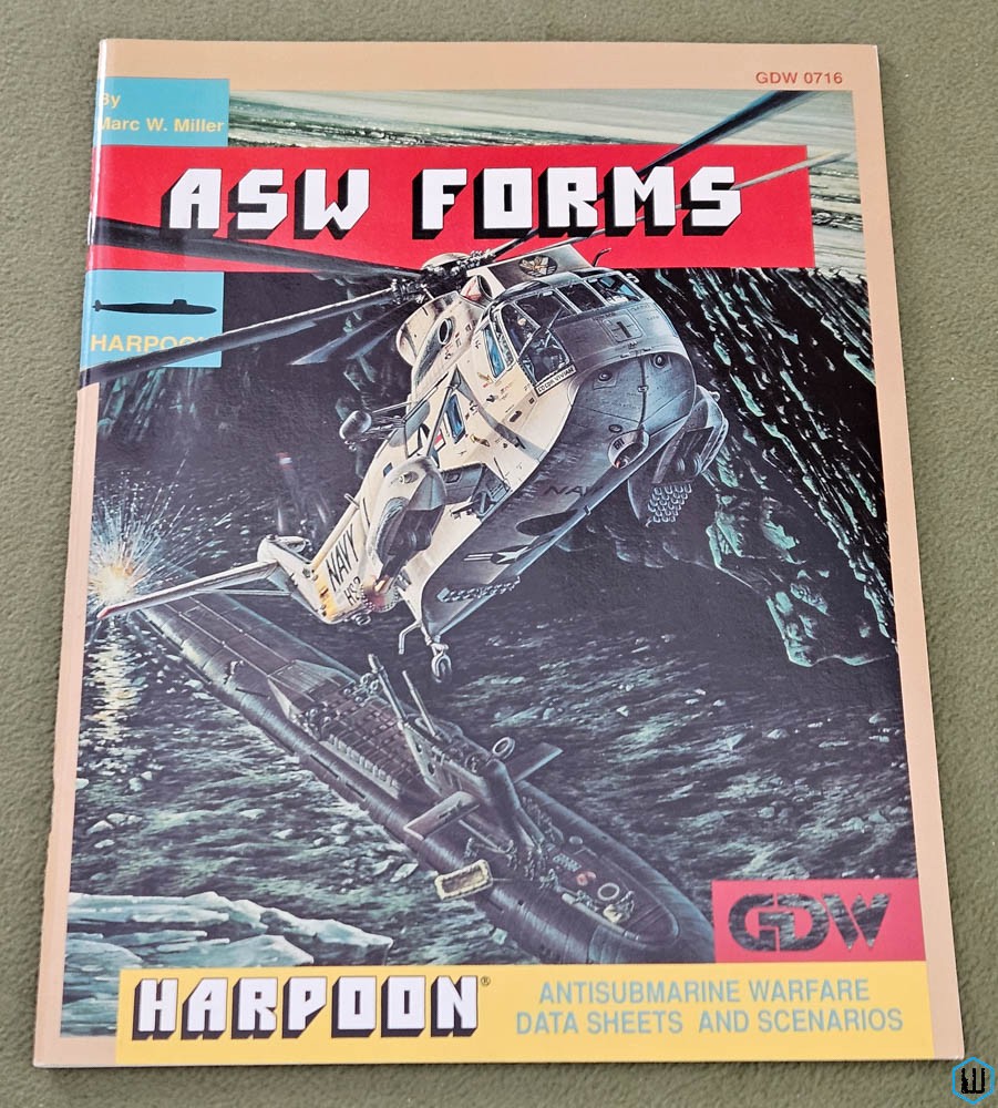 ASW Forms (Harpoon Naval Wargame) Game Designers Workshop GDW 0716