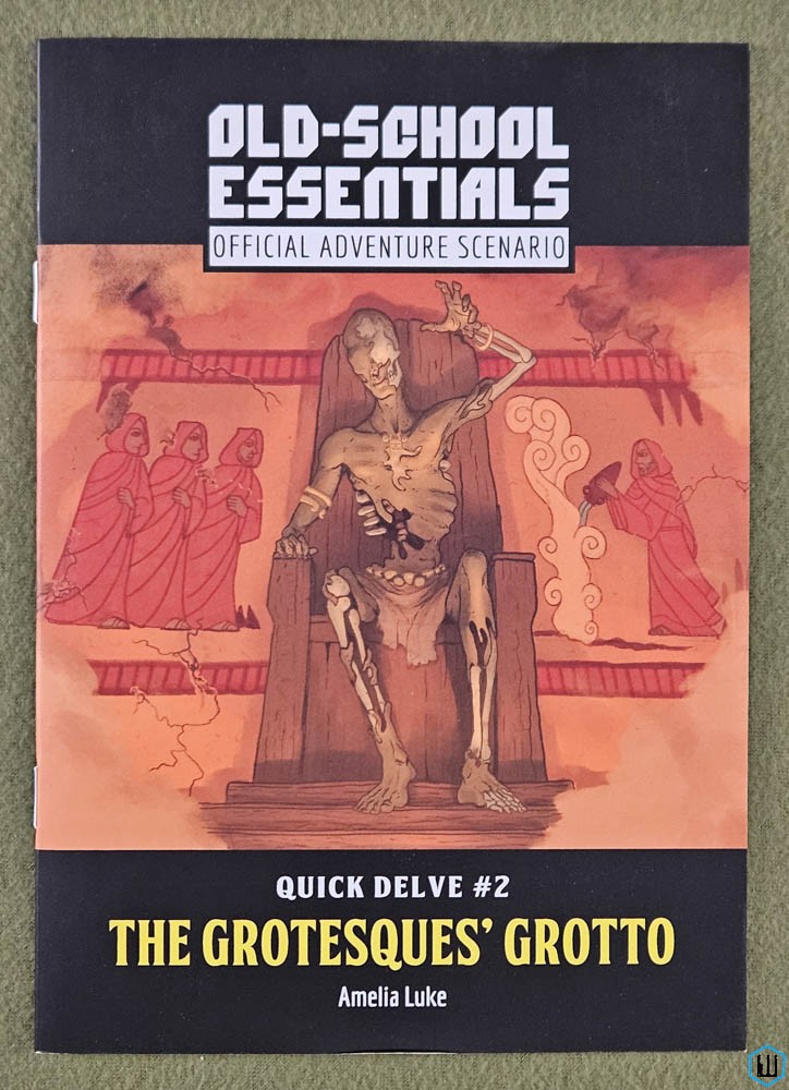 The Grotesques' Grotto: Quick Delve #2 (Old School Essentials) OSE OSR RPG Necrotic Gnome NG-0020