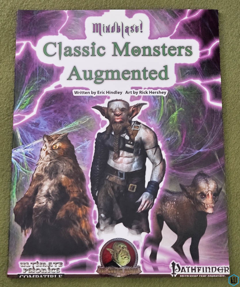 Mindblast! - Classic Monsters Augmented (Pathfinder RPG Ultimate Psionics)