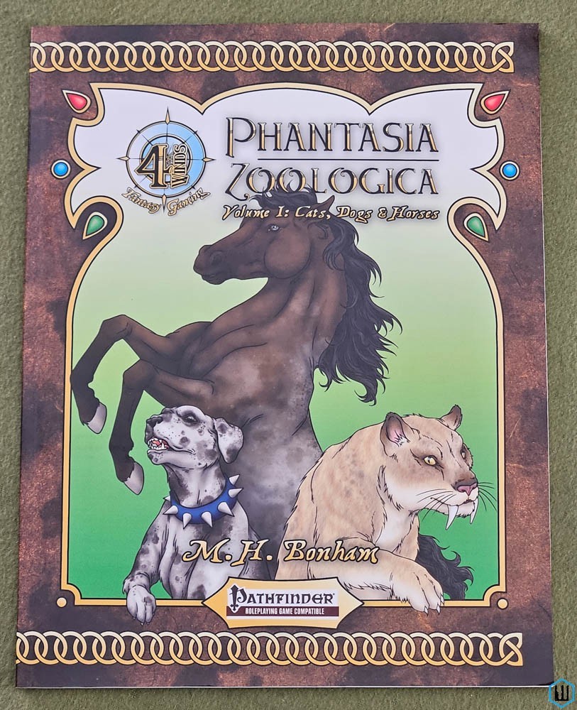 Phantasia Zoologica Volume 1: Cats, Dogs & Horses (Pathfinder RPG)