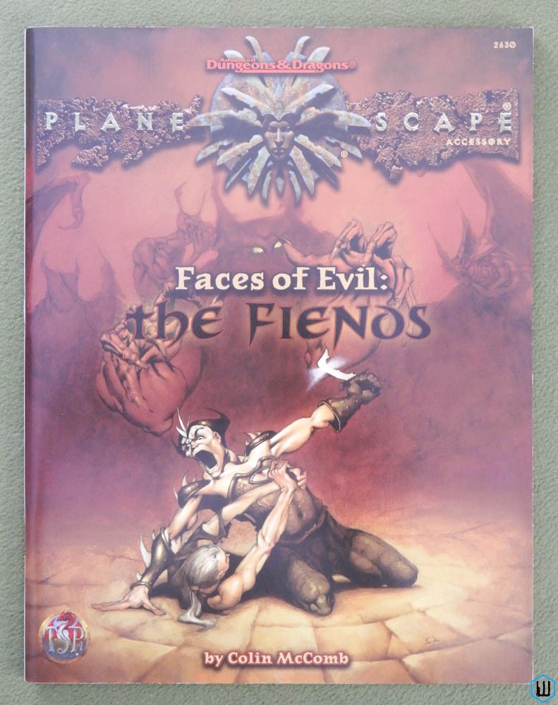 Faces of Evil: The Fiends (Advanced Dungeons Dragons Planescape) NICE Original