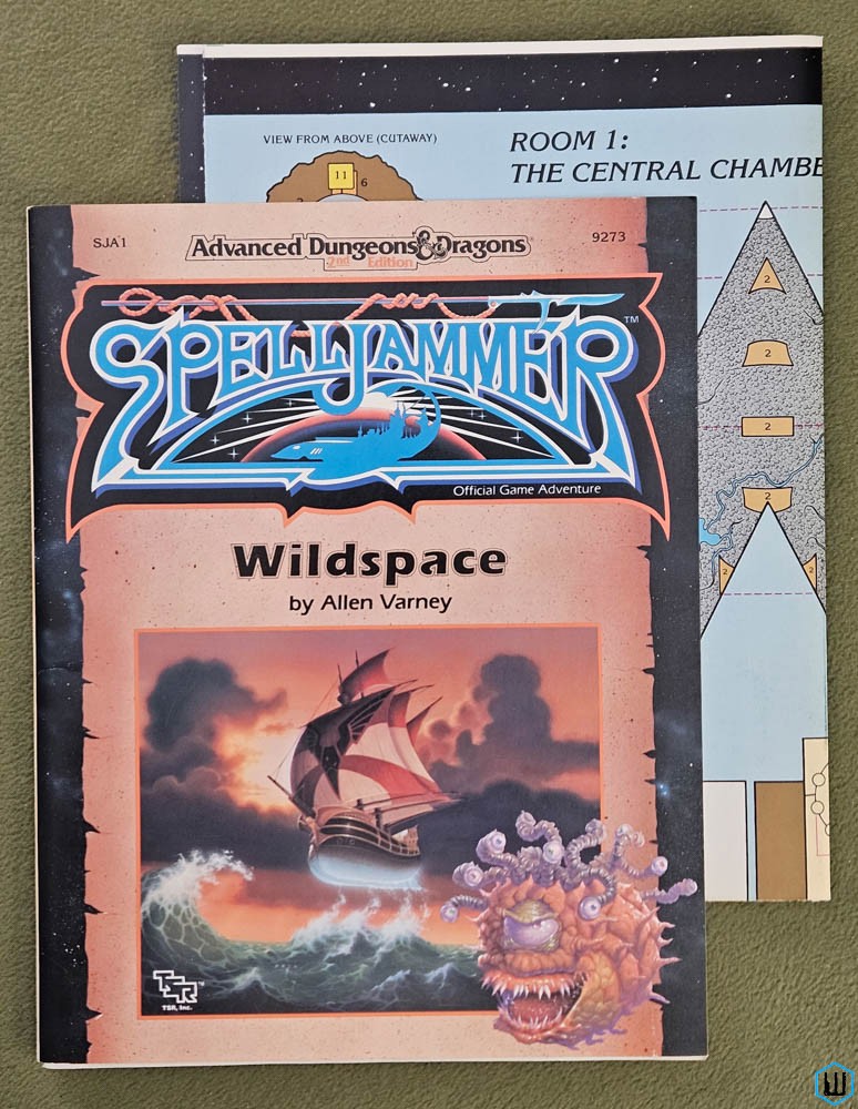 Wildspace (Advanced Dungeons Dragons Spelljammer SJA1) NICE w MAP