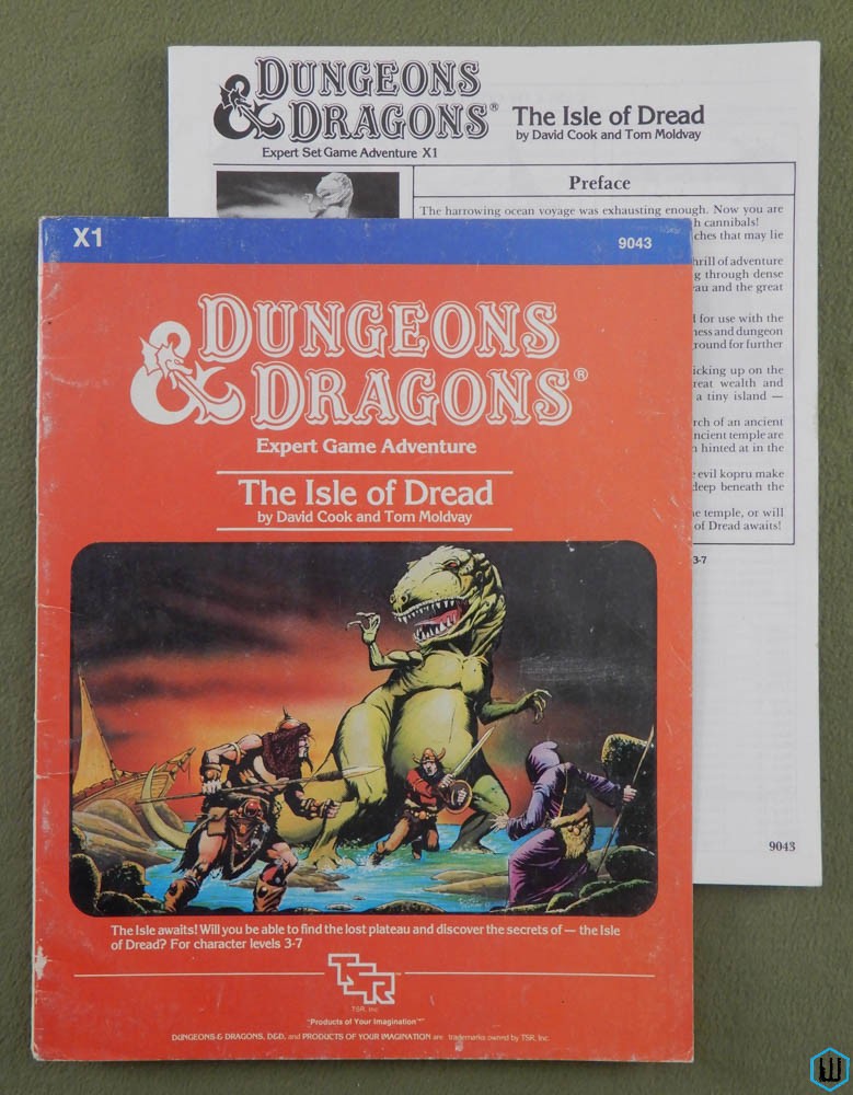The Isle of Dread - PLAY COPY (Dungeons & Dragons Adventure X1)