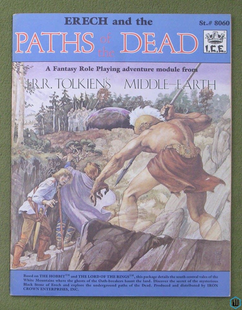 Image for Erech and Paths of the Dead (Middle Earth Role Playing MERP RPG adventure)