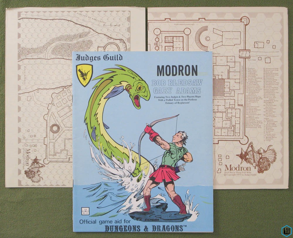 Image for Modron (Dungeons and Dragons) w Maps - City State RPG Campaign