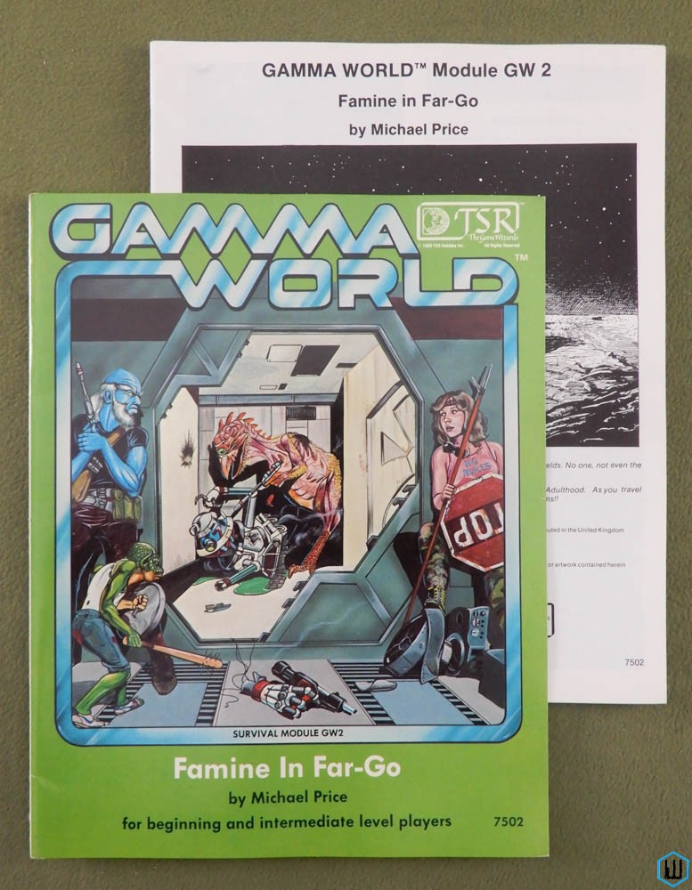 Famine in Far-Go (Gamma World RPG Survival Module GW2) Original 1982