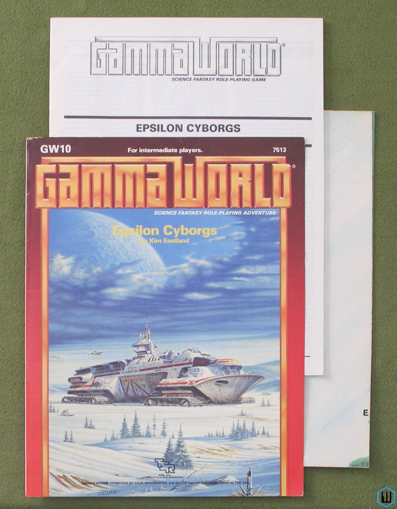 Epsilon Cyborgs (Gamma World RPG Module GW10) Original 1987 edition w ...