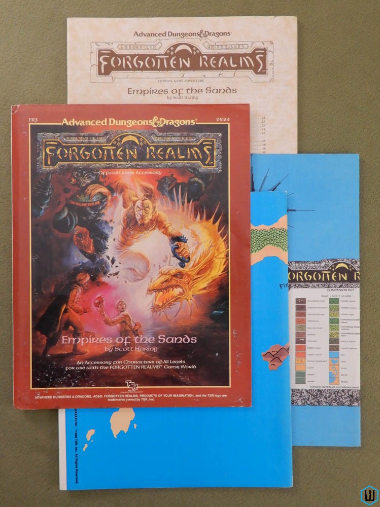 Empires of the Sands (Advanced Dungeons Dragons Forgotten Realms FR3) w MAPS
