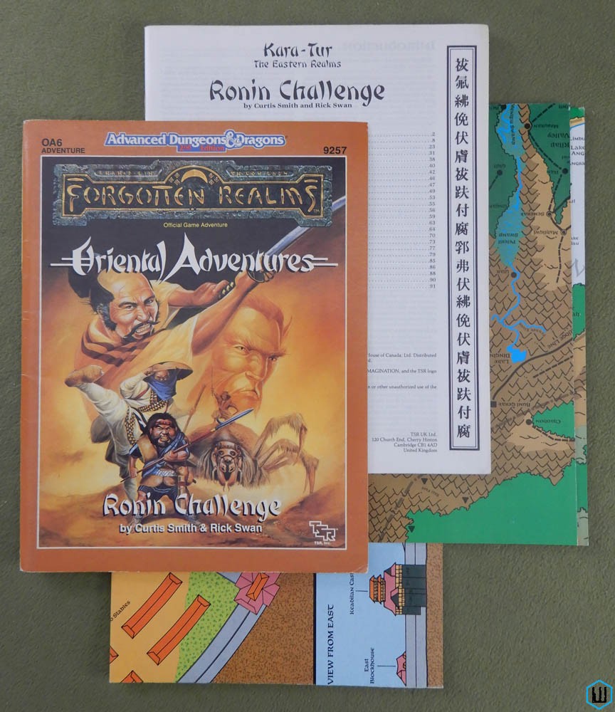 Ronin Challenge (Forgotten Realms Oriental Adventures OA6) w MAPS