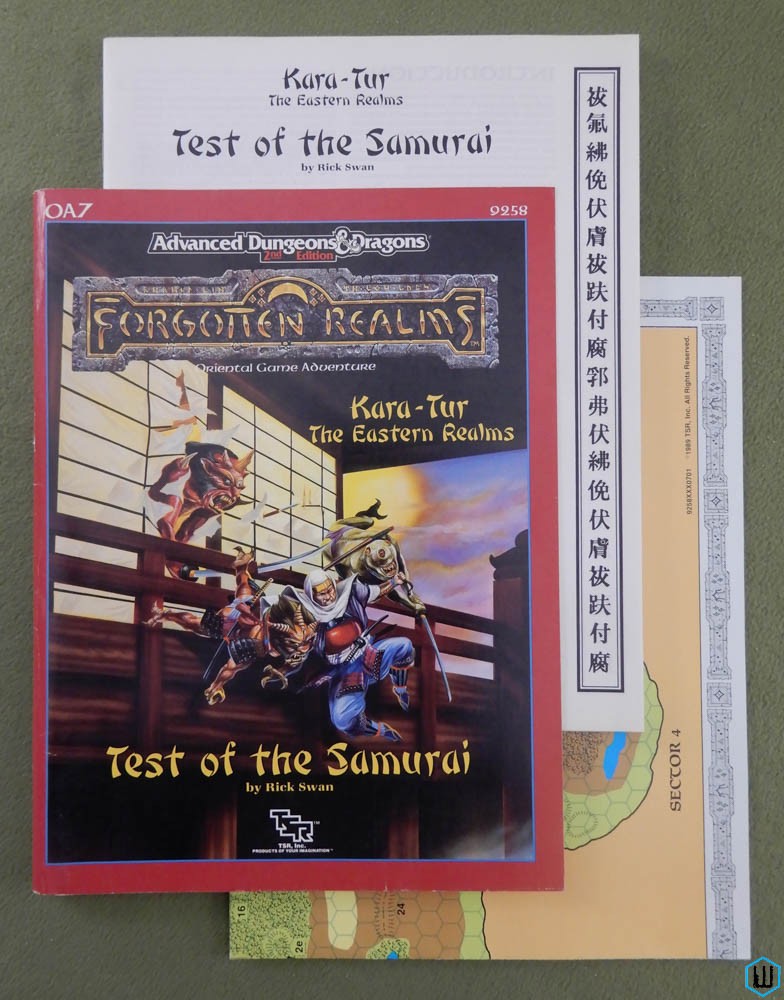 Test of the Samurai (Advanced Dungeons Dragons Forgotten Realms OA7) w MAP