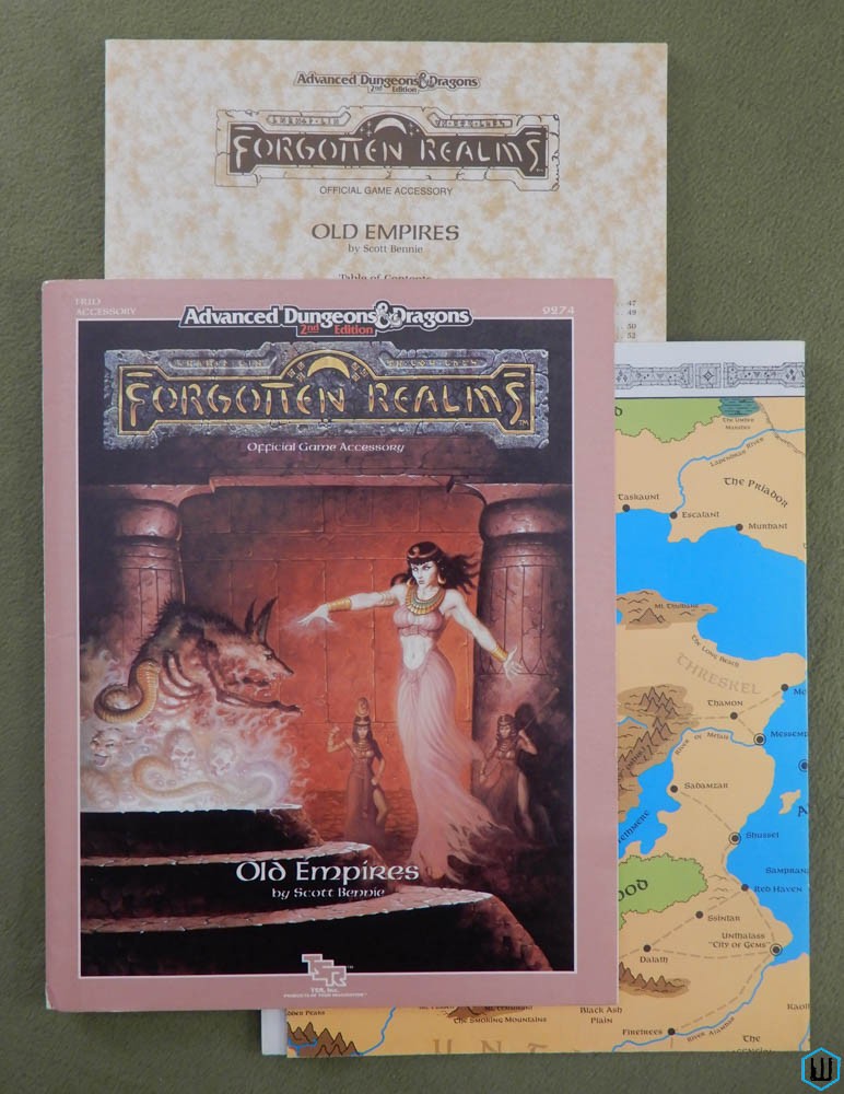 Old Empires (Advanced Dungeons Dragons Forgotten Realms FR10) w MAP