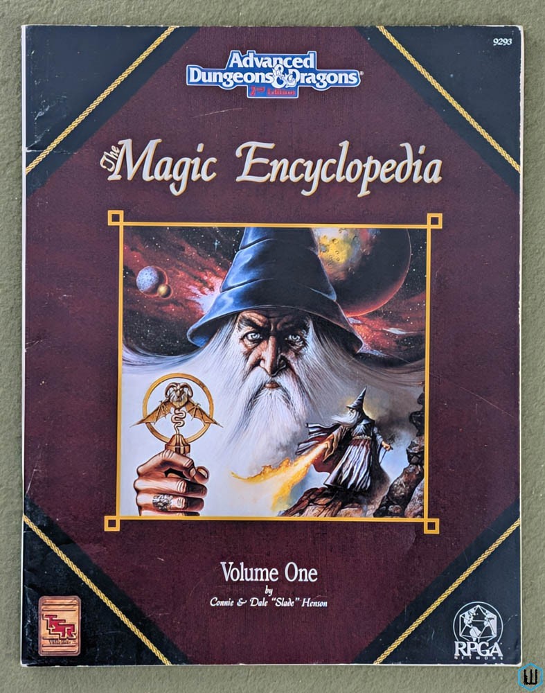 Magic Encyclopedia, Volume One 1 (Advanced Dungeons Dragons 2nd Edition) TSR 9293
