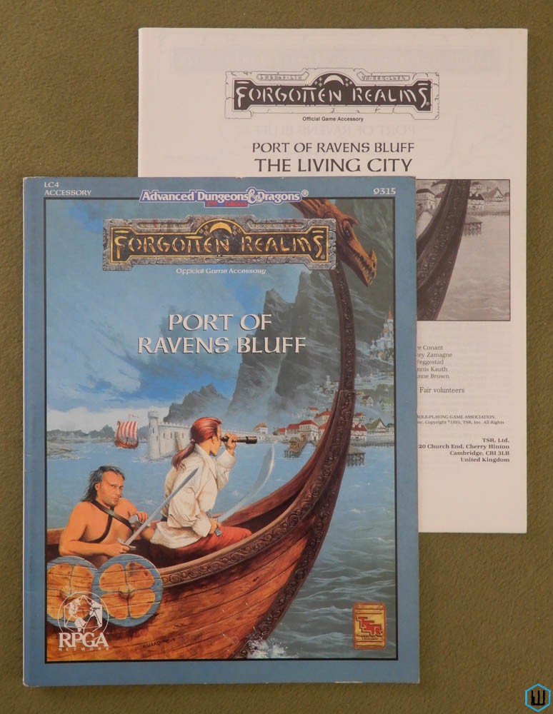 Port of Ravens Bluff (Dungeons Dragons Forgotten Realms LC4) Original 1991