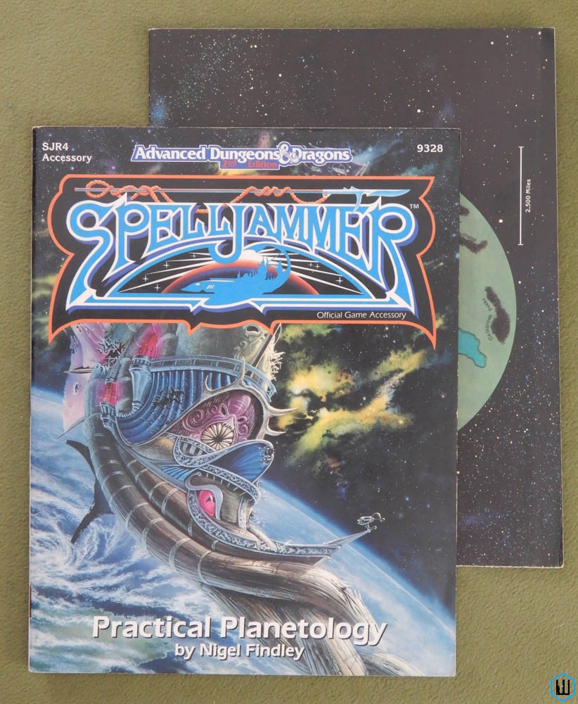 Practical Planetology (Dungeons Dragons Spelljammer SJR4) Original w MAP