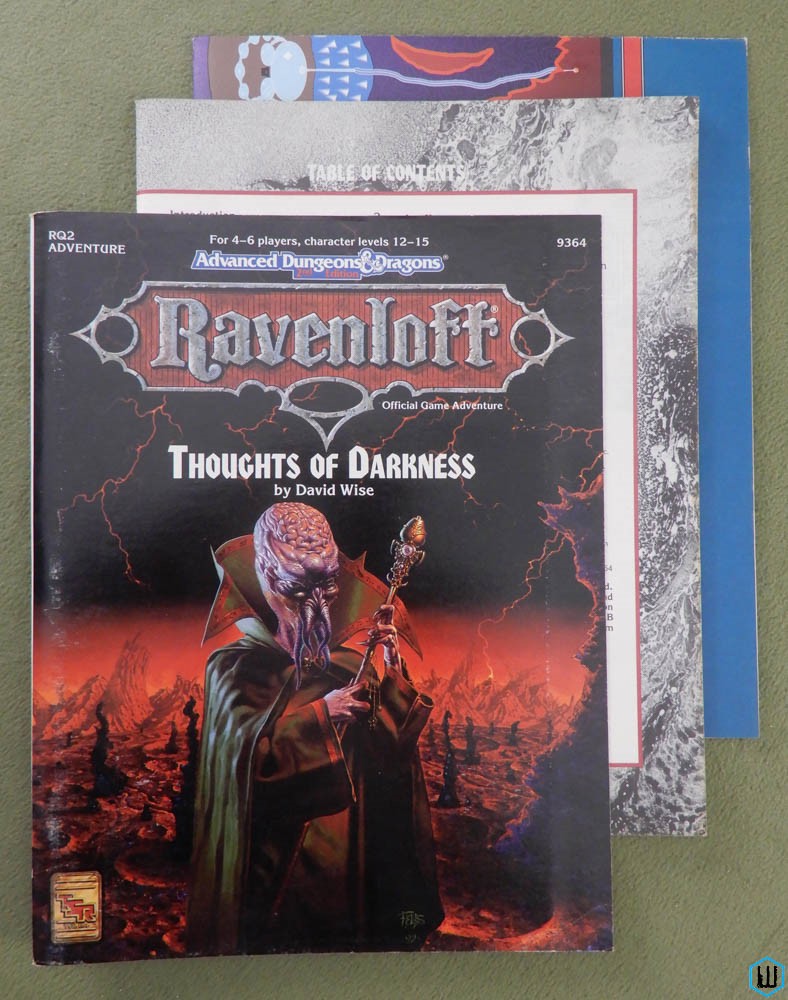 Thoughts of Darkness (Dungeons Dragons Ravenloft RQ2) Original 1992 edition
