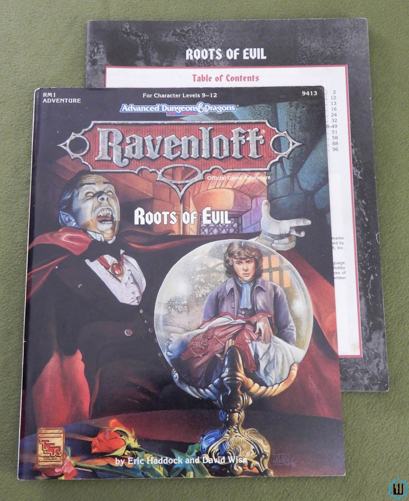 Roots of Evil (Advanced Dungeons Dragons Ravenloft RM1) Original 1993 edition