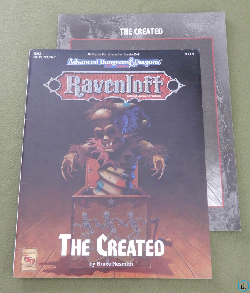 The Created (Advanced Dungeons Dragons Ravenloft RM2) Original 1993 edition