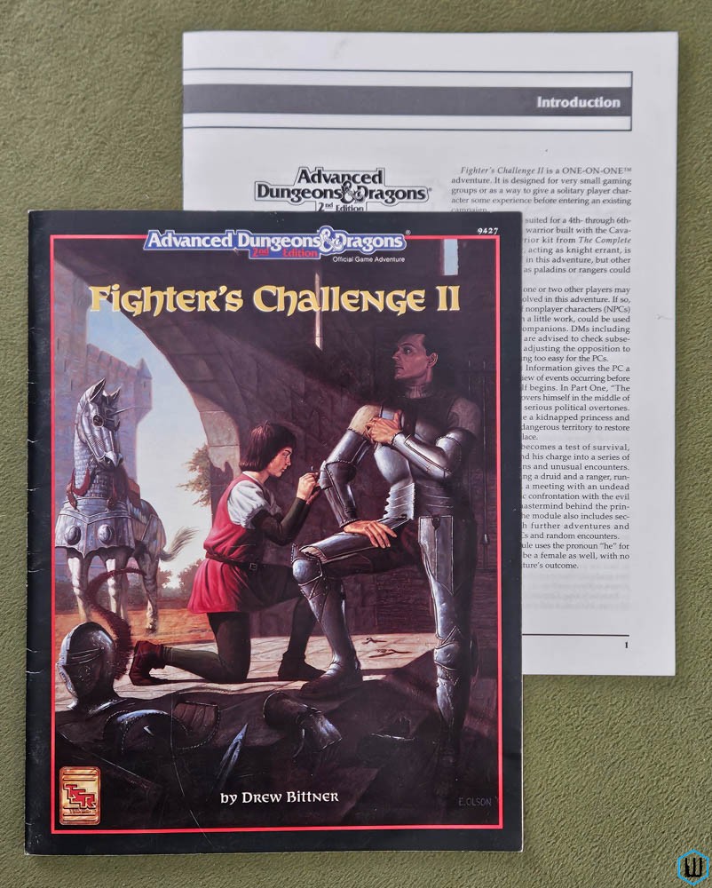 Fighter's Challenge II 2 (Advanced Dungeons Dragons) Original 1994 edition