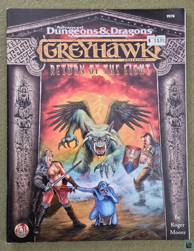 Return of the Eight (Dungeons Dragons Greyhawk) Original 1998 edition TSR 9576