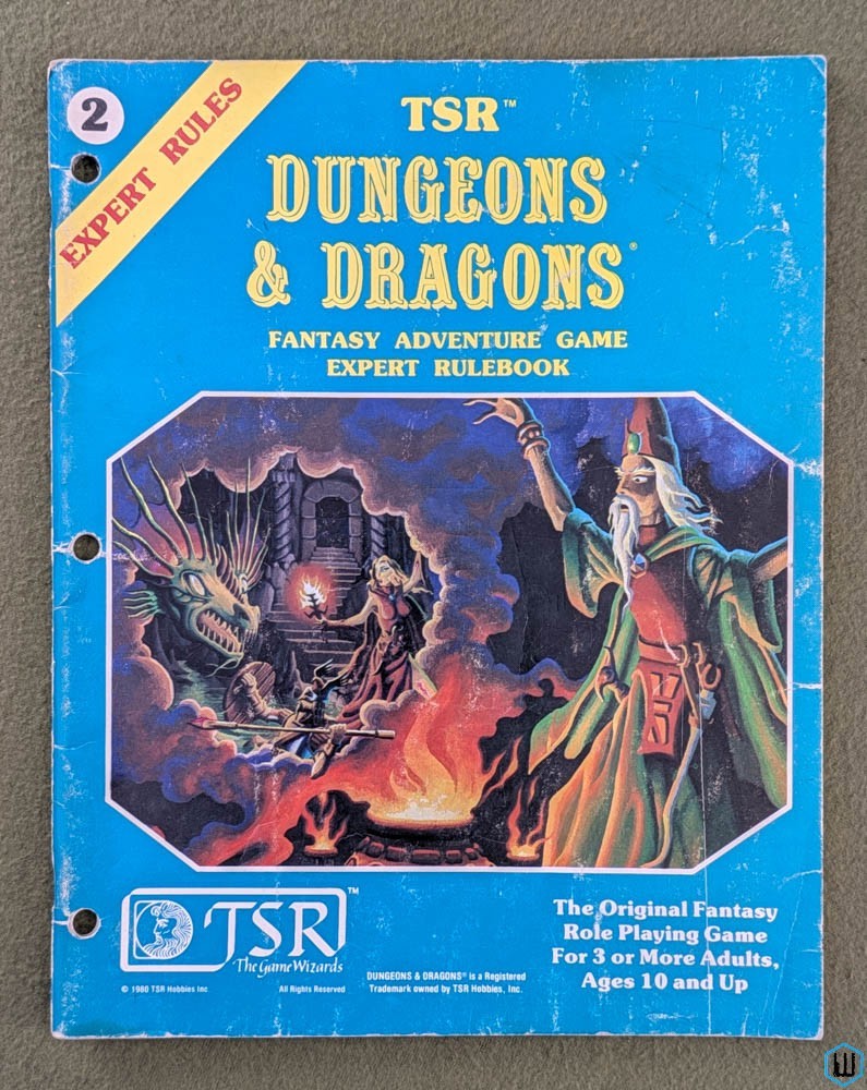 Dungeons & Dragons: Expert Rulebook (D&D B/X RPG Game Rules book) TSR 2015