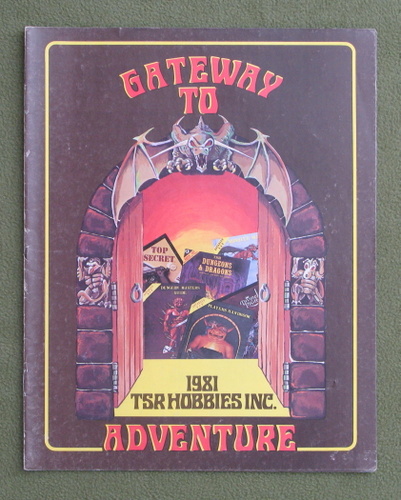 Image for Gateway to Adventure (TSR 1981 Catalog / Catalogue) - 2ND PRINT