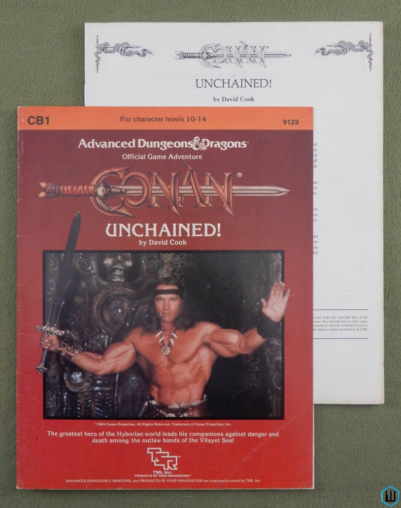 Conan: Unchained! (Advanced Dungeons & Dragons module CB1)