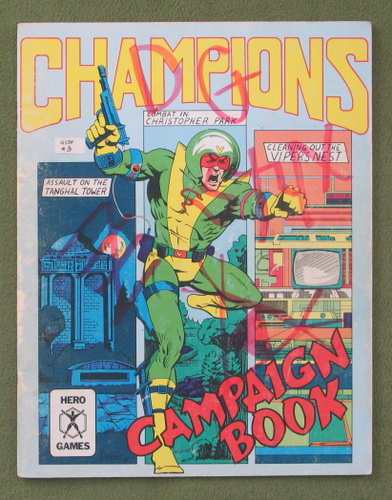 Image for Champions Campaign Book - MARKER ON COVER