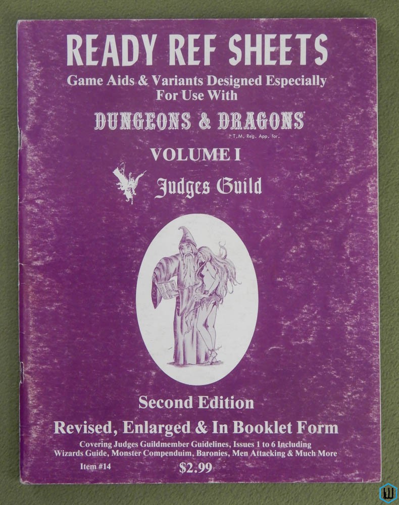 Image for Ready Ref Sheets (Volume 1) Dungeons & Dragons Ready Ref Sheets (Volume 1) Dungeons & Dragons