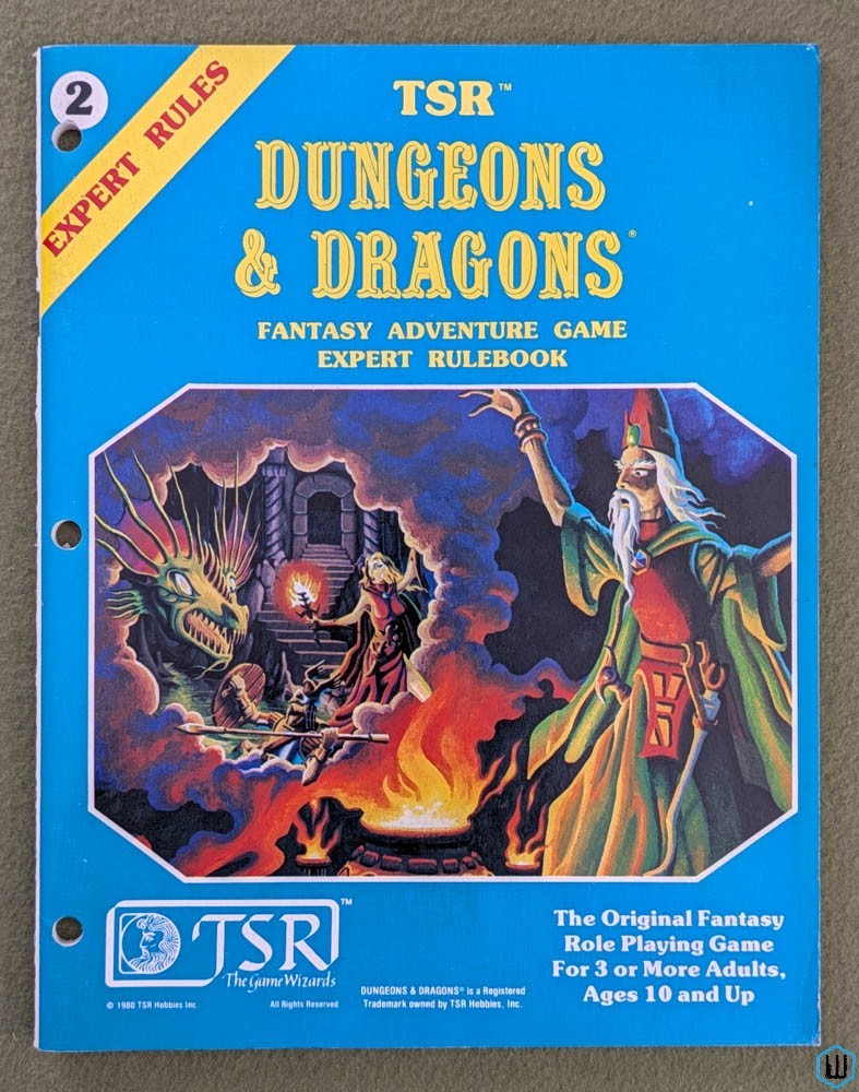 Dungeons & Dragons: Expert Rulebook NICE (D&D B/X RPG Game Rules book) TSR 2015