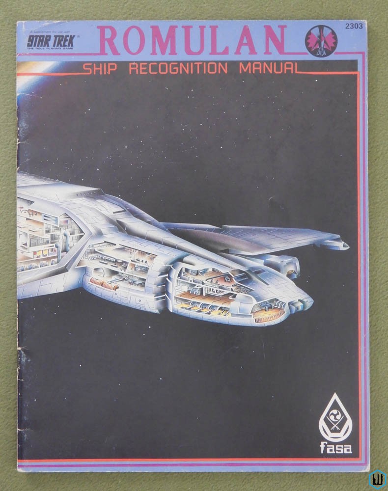 Romulan Ship Recognition Manual (Star Trek Role Playing Game RPG)
