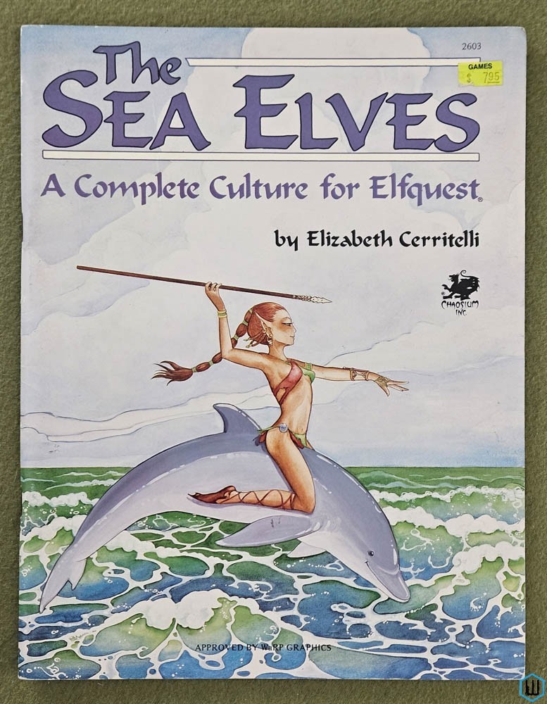 SEA ELVES: A Complete Culture for Elfquest RPG Chaosium 2603