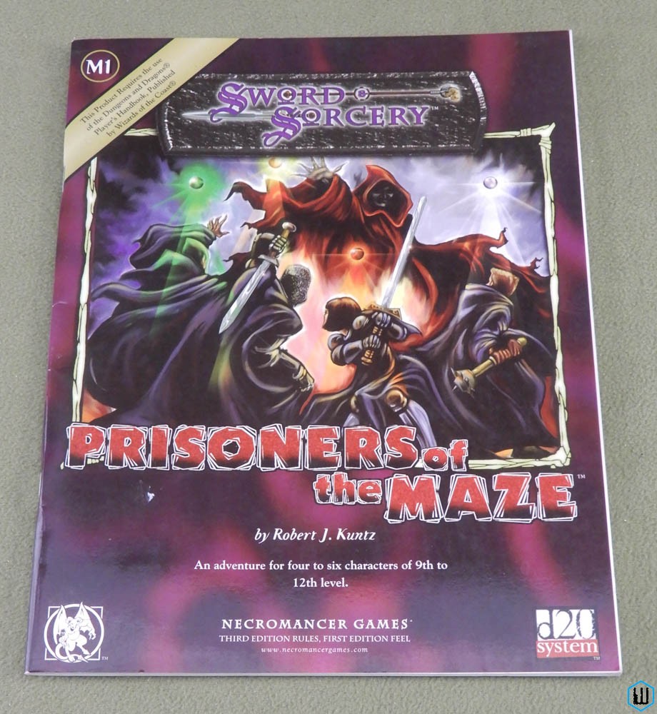 Prisoners of the Maze (Sword & Sorcery) Dungeons Dragons D20
