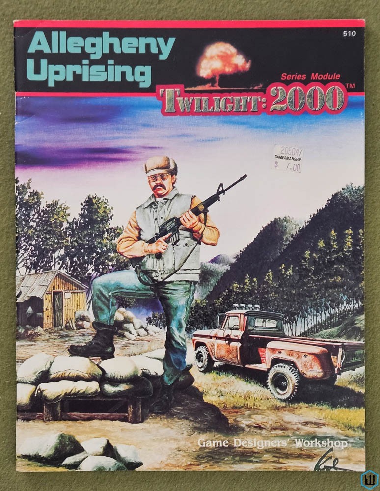 Image for Allegheny Uprising (Twilight 2000 RPG: Pennsylvania) GDW Game Designers Workshop 510 Allegheny Uprising (Twilight 2000 RPG: Pennsylvania) GDW Game Designers Workshop 510
