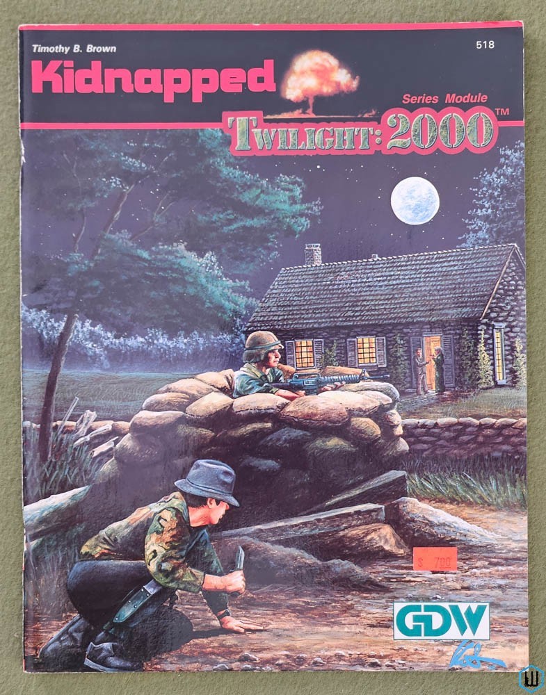 Kidnapped (Twilight 2000 RPG New America) Game Designers Workshop GDW 518