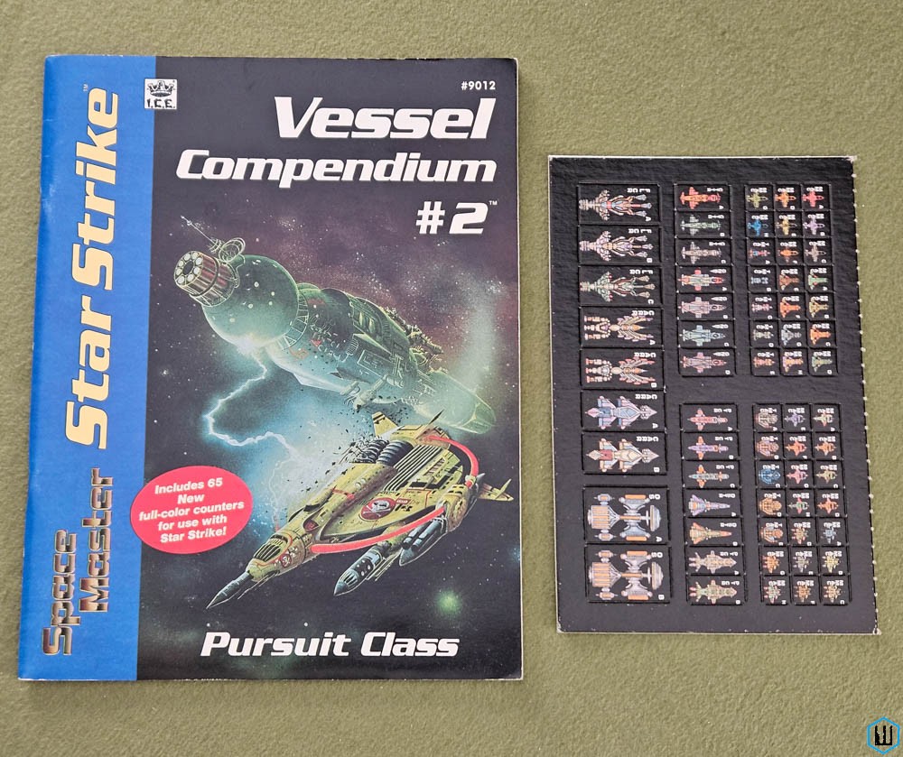 Star Strike: Vessel Compendium 2 Pursuit Class (Space Master) w COUNTERS ICE 9012