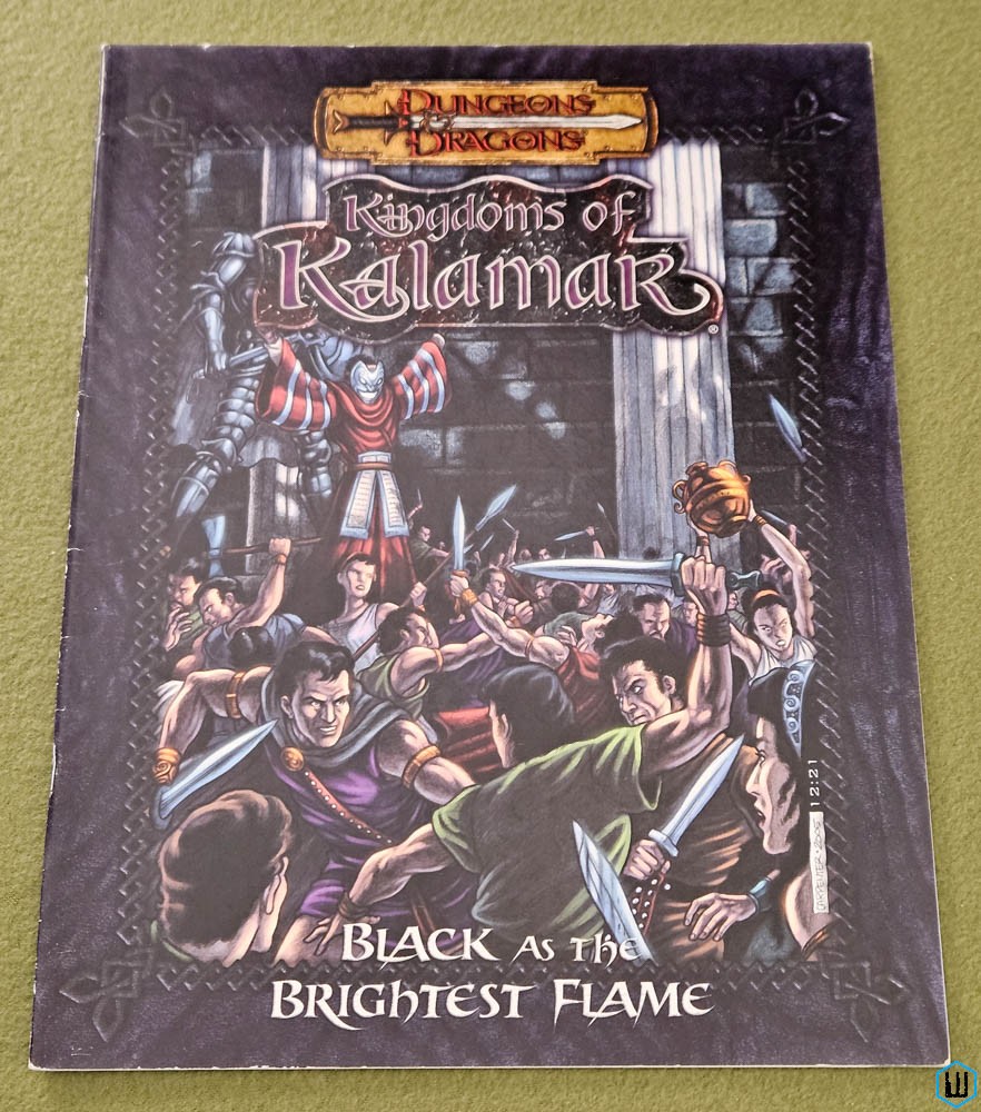 Black as the Brightest Flame (Dungeons Dragons Kingdoms Kalamar) Kenzer K&C1117