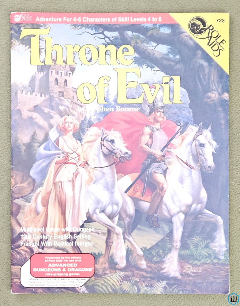 Throne of Evil (Role Aids: Advanced Dungeons Dragons) Mayfair Games MGI 723