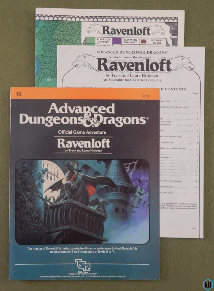 Ravenloft (Advanced Dungeons & Dragons Module I6) Original 1983 edition
