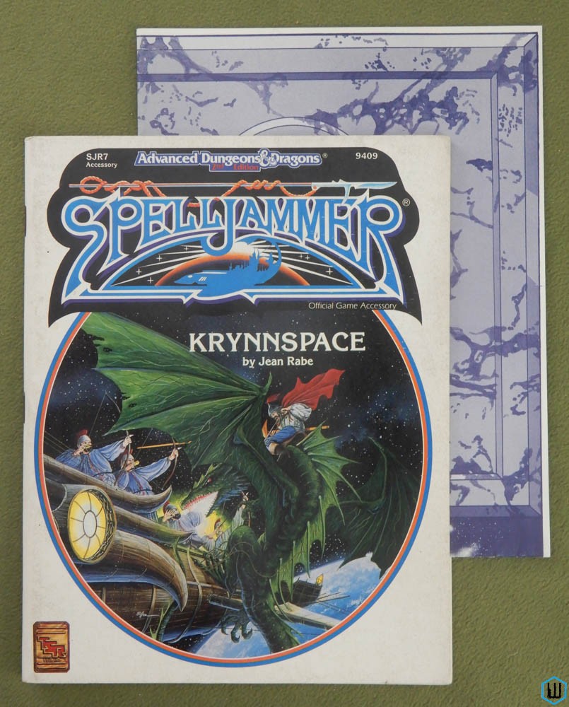 Krynnspace (Advanced Dungeons Dragons Spelljammer SJR7) Original w MAP