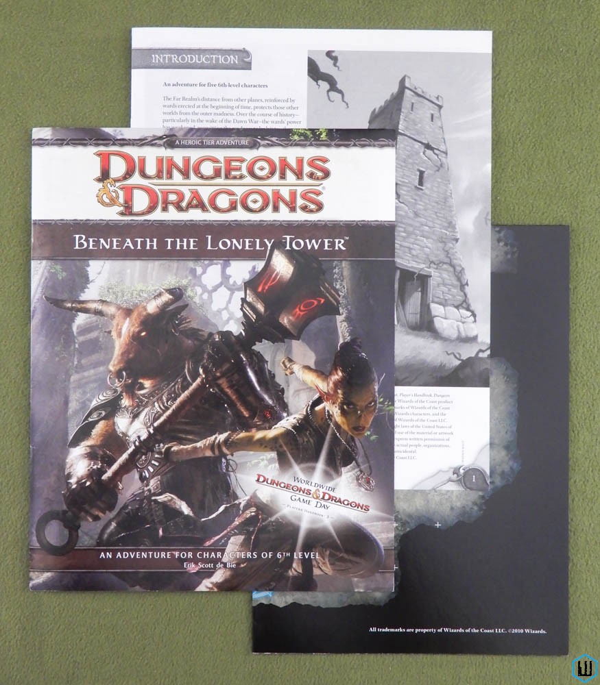 Beneath the Lonely Tower (Dungeons Dragons 4th Edition 4e)