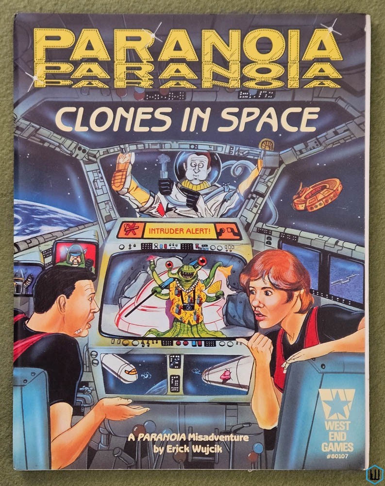 Clones in Space (Paranoia RPG) West End Games WEG 80107