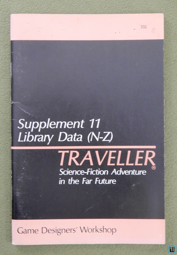 Library Data (N-Z): Traveller RPG Supplement 11