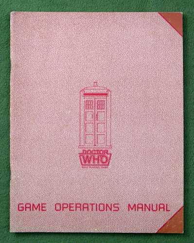 Image for GAME OPERATIONS MANUAL (Doctor Who RPG)