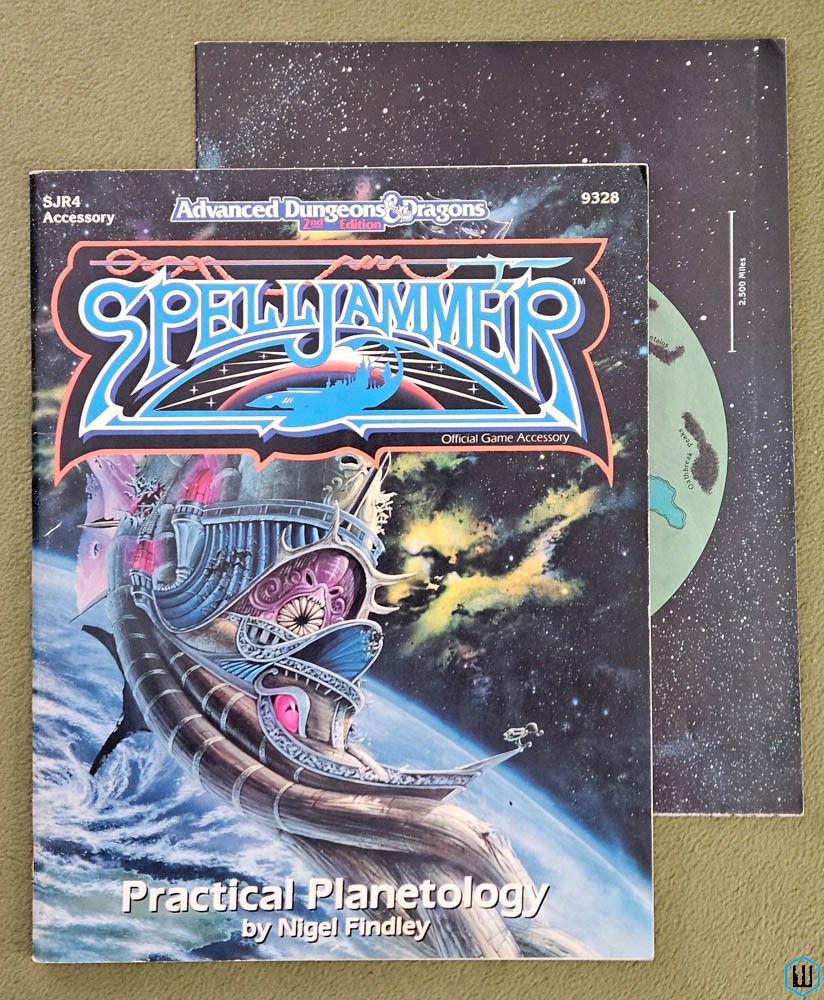Practical Planetology (Dungeons Dragons Spelljammer SJR4) Original w MAP